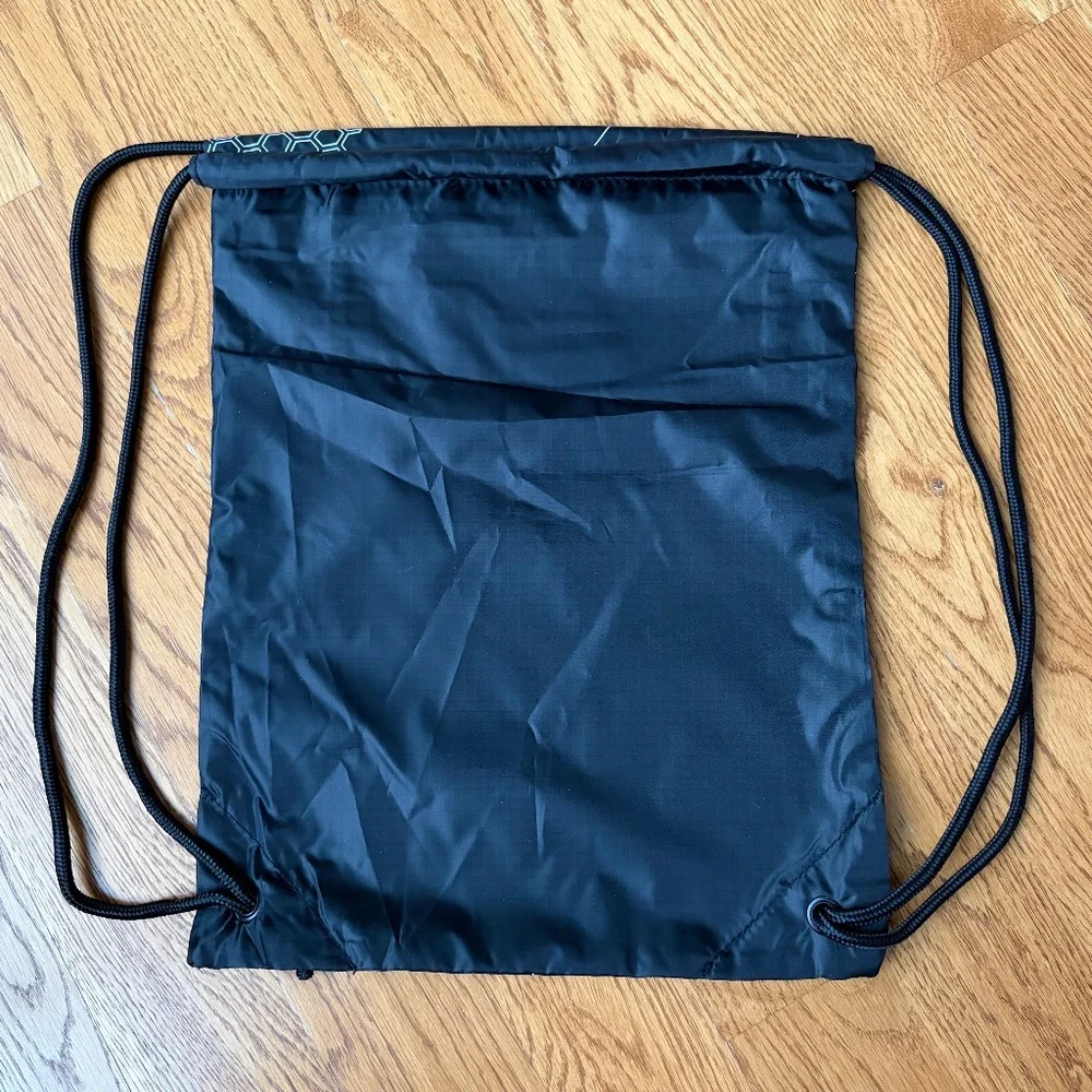 Nike By You unisex drawstring cinch sack backpack black
